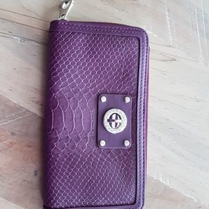 Marc Jacobs wallet/billfold. Purple leather